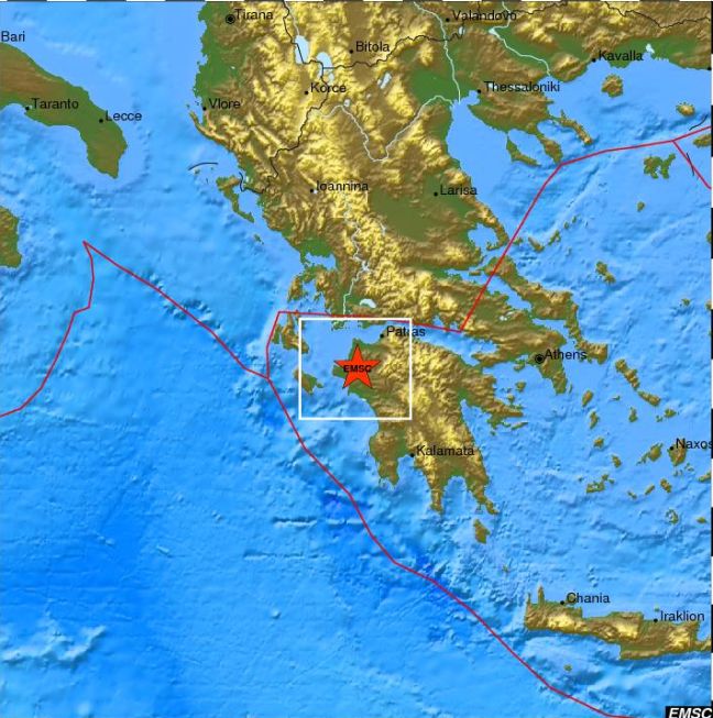 Σεισμός 4,2 ρίχτερ στη δυτική Πελοπόννησο