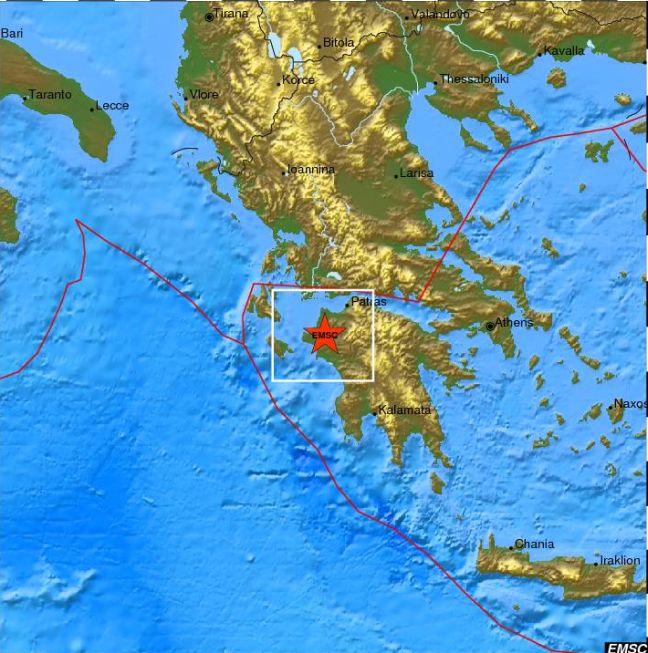 Σεισμός 4,2 ρίχτερ στη δυτική Πελοπόννησο