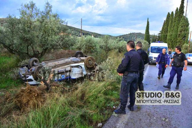 Τροχαίο με περιπολικό στο Ναύπλιο