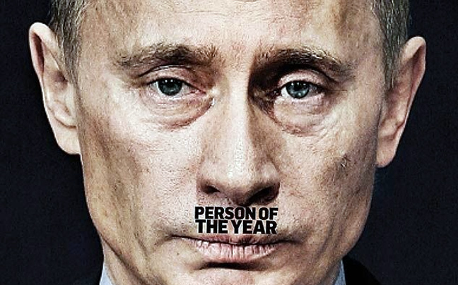 Οι ομοφυλόφιλοι ονόμασαν τον Βλαντιμίρ Πούτιν πρόσωπο της χρονιάς