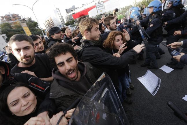 Κινητοποίηση κατά των κλειστών συνόρων στην Ιταλία