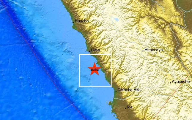 Σεισμός 5,6 Ρίχτερ ανοιχτά του Περού