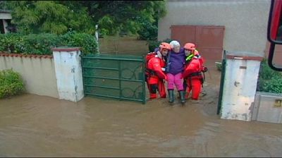 Πλημμύρες σαρώνουν τη νότια Γαλλία
