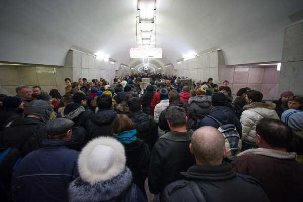 Μία συνηθισμένη μέρα στο μετρό της Μόσχας