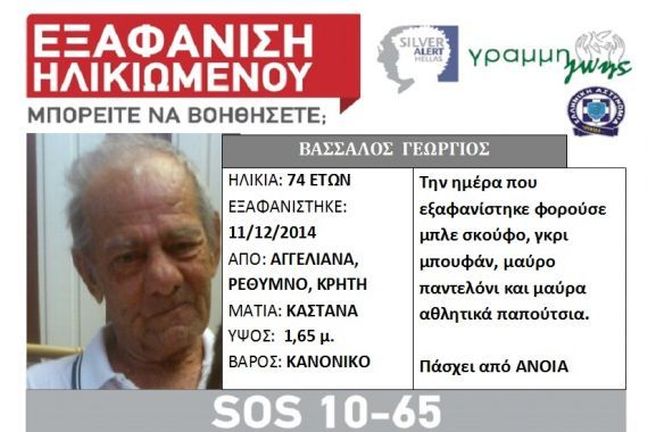 Ηλικιωμένος βρέθηκε νεκρός σε ρέμα