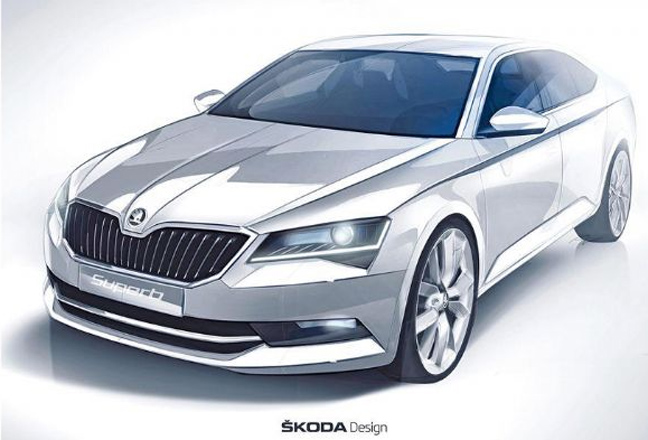 Πρόγευση της νέας Skoda Superb