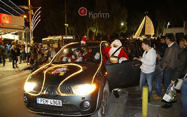 Ο Άγιος Βασίλης έφτασε με… 4Χ4