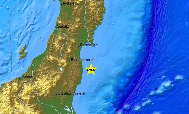 Σεισμός 5,9 Ρίχτερ ανοιχτά της Ιαπωνίας