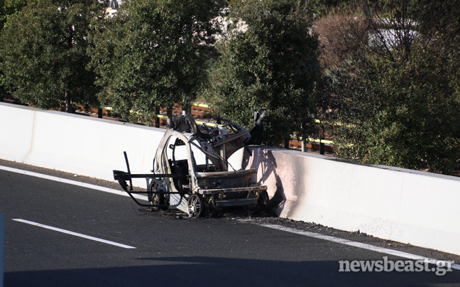 Παγιδευμένο με εκρηκτικά το όχημα στην Αττική Οδό