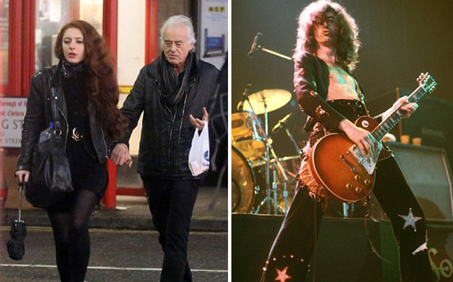 Ο 71χρονος Jimmy Page «ροκάρει» ακόμα με πιτσιρίκες