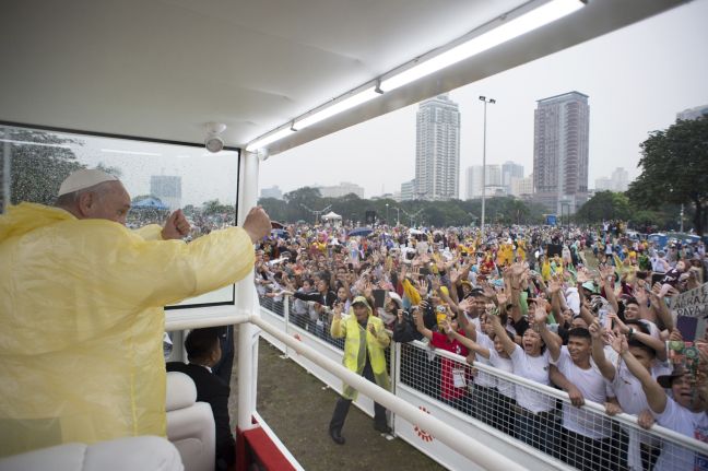 Ολοκληρώθηκε η περιοδεία του Πάπα στις Φιλιππίνες