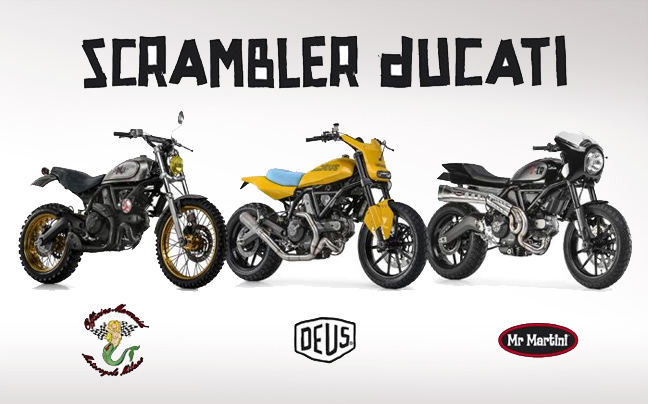 Τα 3 πρώτα ειδικά Ducati Scrambler