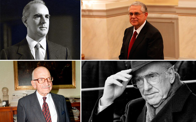 Οι πρωθυπουργοί της τρίτης Ελληνικής Δημοκρατίας