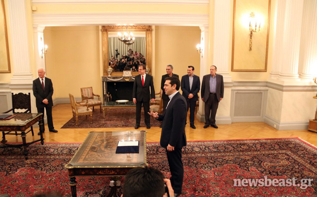Δείτε βίντεο και φωτογραφίες από την ορκωμοσία Τσίπρα