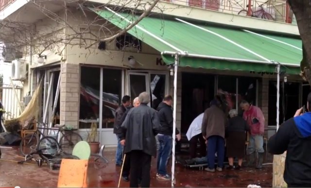 Έκρηξη φιάλης υγραερίου σε καφενείο στην Αμφιλοχία