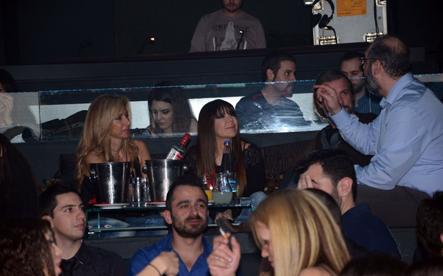 Η Χριστίνα Μαραγκόζη διασκέδασε στο Club 22