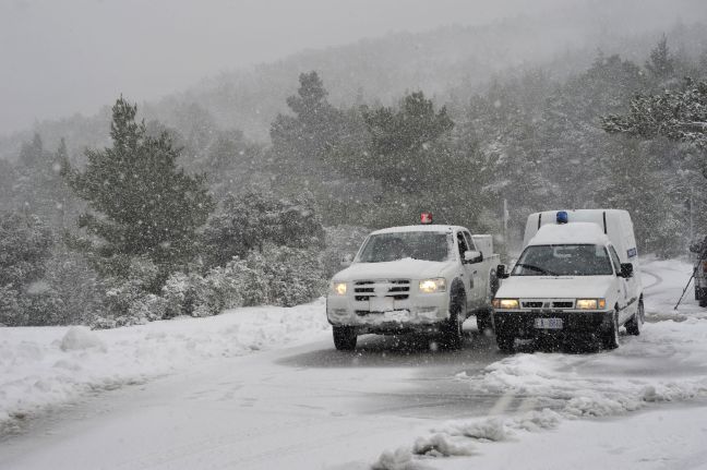 Κλειστά και τα σχολεία στη Μυτιλήνη λόγω χιονιά