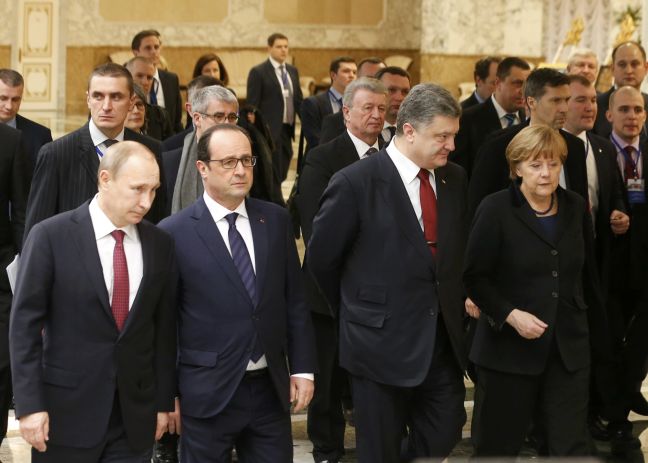 Συνομιλίες Πούτιν, Ολάντ, Μέρκελ και Ποροσένκο για την ουκρανική κρίση