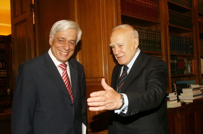 Γεύμα Παπούλια – Παυλόπουλου στο Προεδικό Μέγαρο