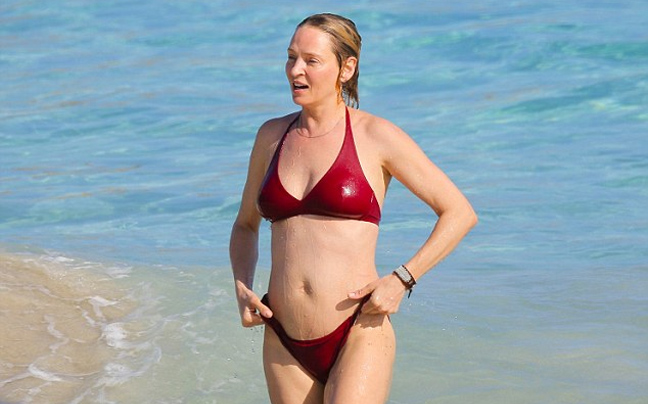 Οικογενειακές διακοπές για την Uma Thurman
