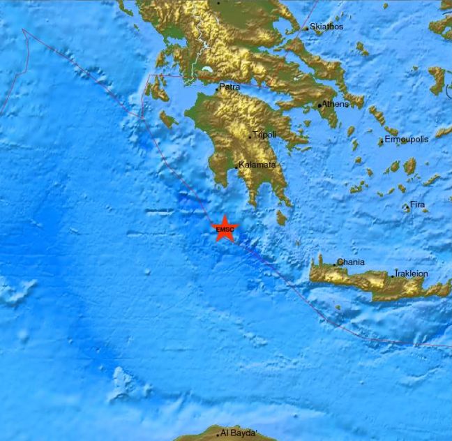 Σεισμός 3,8 ρίχτερ κοντά στην Πύλο