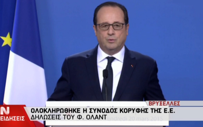 Ολάντ: Συζητήσεις σε αμοιβαίο πνεύμα εμπιστοσύνης