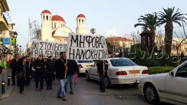 Συγκέντρωση για τον Βαγγέλη Γιακουμάκη στο Ρέθυμνο