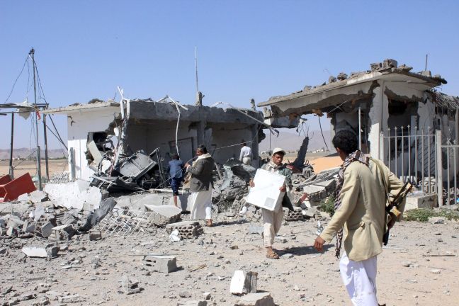 Επλήγη καταυλισμός στην Υεμένη