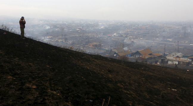 Φονικές πυρκαγιές στη νότια Σιβηρία