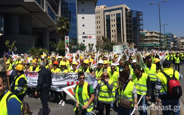 Αποκαταστάθηκε η κυκλοφορία στη Μεσογείων