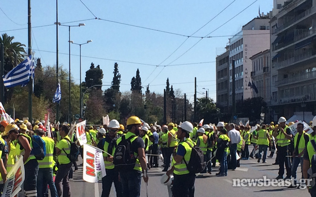 Στη Βουλή η πορεία των μεταλλωρύχων