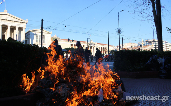 Στα Εξάρχεια «μεταφέρθηκε» πλέον η ένταση