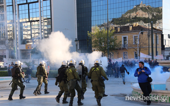 Αναβρασμός στην πορεία κατά των μεταλλείων