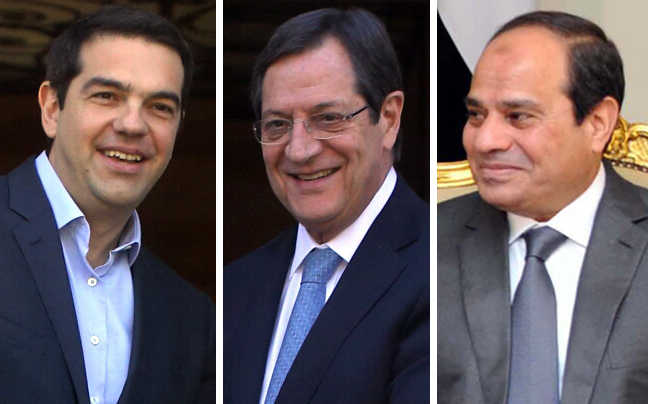 Τριμερής συνάντηση Ελλάδας-Κύπρου-Αιγύπτου