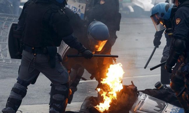 Προσαγωγές μετά το χάος στο Μιλάνο