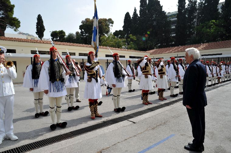 Την Προεδρική Φρουρά επισκέφθηκε ο Πρόεδρος της Δημοκρατίας