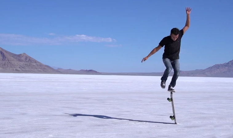 Skateboard στα πιο απίθανα μέρη