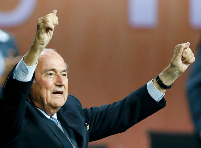 Πρόεδρος της FIFA επανεξελέγη ο Μπλάτερ