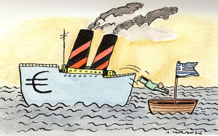 Το κεντρικό σκίτσο του θέματος είναι του Andrzej Krauze για τη βρετανική Guardian