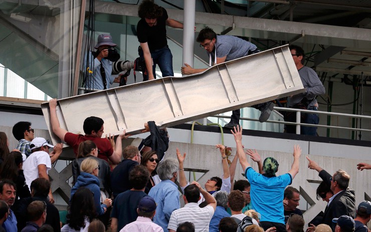 Παραλίγο τραγωδία στο Ρολάν Γκαρός