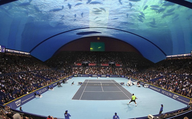 Τένις&#8230; κάτω από το νερό