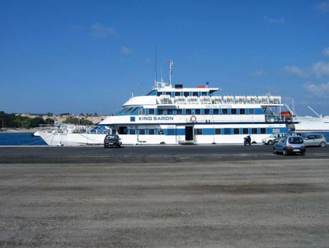 Πρόσκρουση πλοίου στη Ρόδο