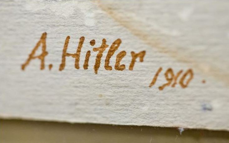 Στο σφυρί σχέδια και ακουαρέλες του Αδόλφου Χίτλερ