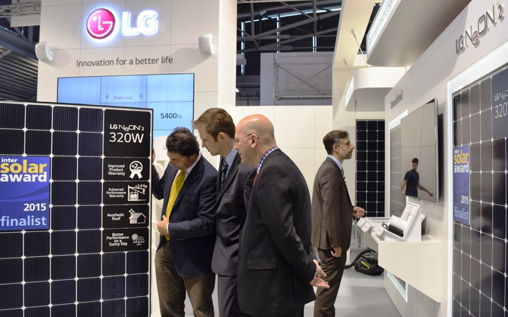 Το πιο αποδοτικό φωτοβολταϊκό πάνελ στην έκθεση «Intersolar Europe»