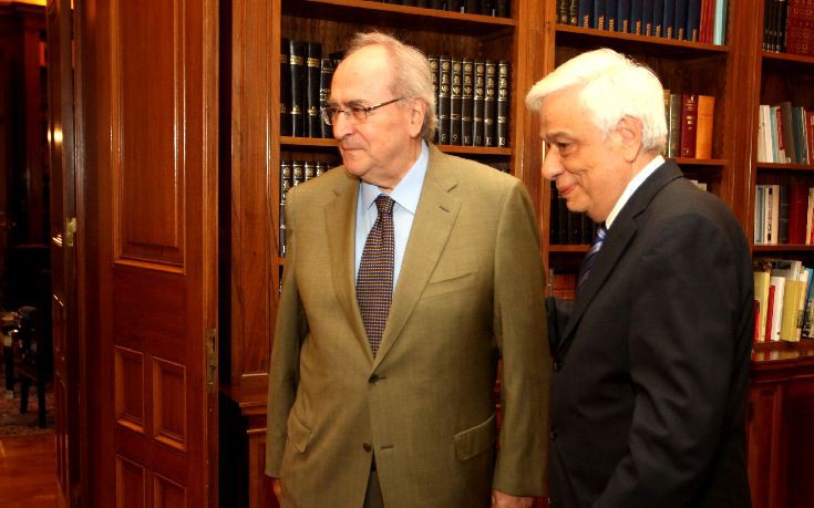 Τον Νίκο Κωνσταντόπουλο υποδέχθηκε ο Παυλόπουλος στο Προεδρικό Μέγαρο