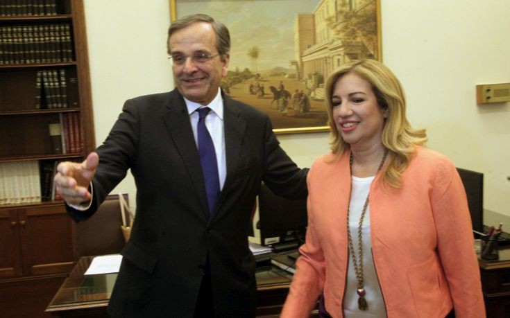 Ολοκληρώθηκε η συνάντηση Σαμαρά – Γεννηματά