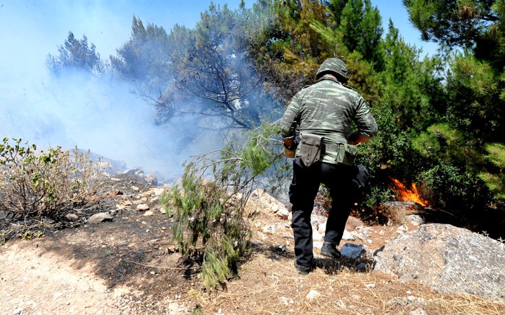 Δύο φωτιές υπό έλεγχο στην Πελοπόννησο