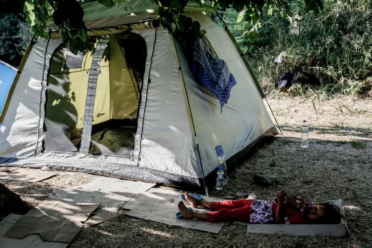 Κλιμάκιο γιατρών στους πρόσφυγες του Πεδίου του Άρεως