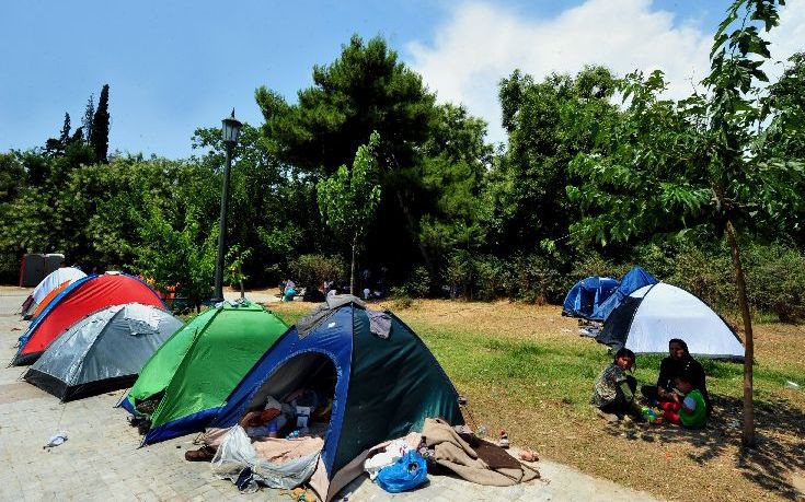 Στον Ελαιώνα οι πρόσφυγες από το Πεδίον του Άρεως