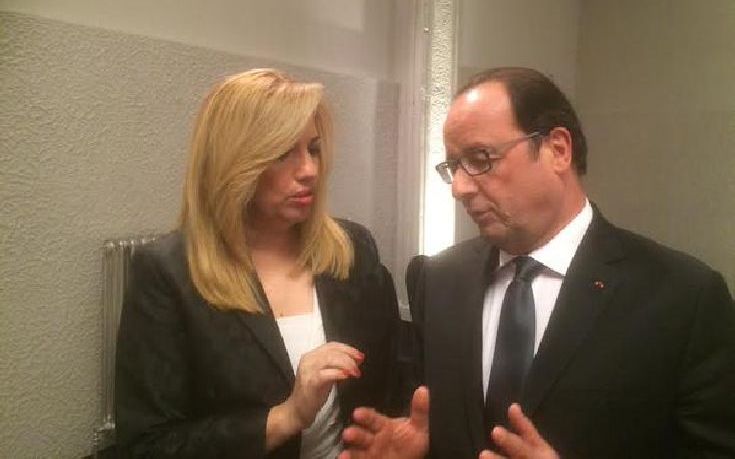 Η Γεννηματά τουιτάρει φωτογραφία με τον Ολάντ